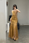 MUTEDANCE suspender long skirt MD24SS28 PM113